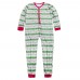 Mens Christmas Striped Pinting Sleepwear Jumpsuit Pajamas Set