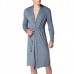 Sexy Cozy Casual Home Thin Drawstring Sleepwear Pajamas Bathrobes for Men