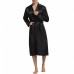 Mens Comfortable Mid Long Bathrobe Lightweight Sleepwear Loungewear