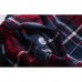 Mens Plaid Printing Turn down Collar Home Cotton Autumn Sleepwear Set